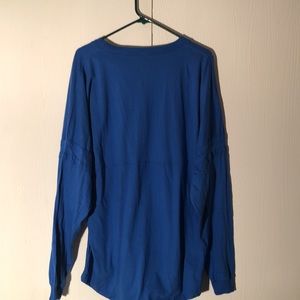Women’s blue Boxer craft long sleeve tee shirt